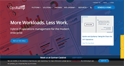 Desktop Screenshot of opsramp.com