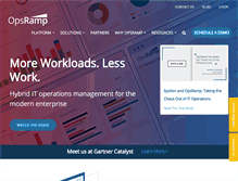 Tablet Screenshot of opsramp.com